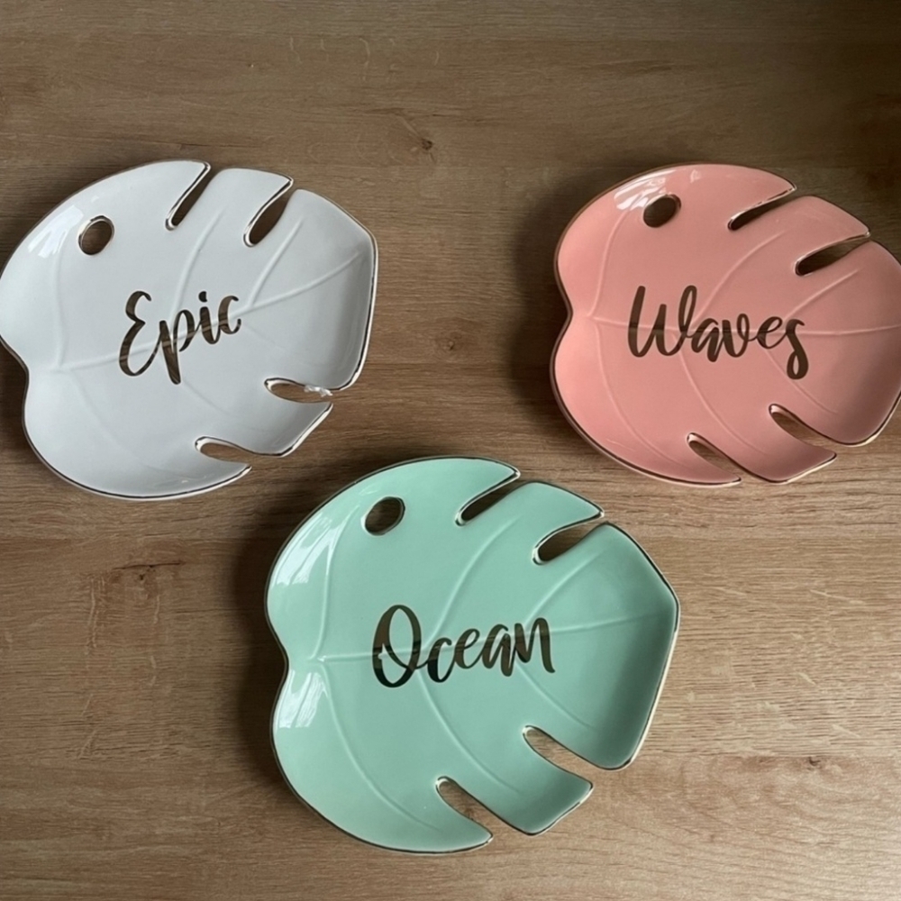 NIB Disney Princess PopSugar Happily Ever Home Set of 3 Moana Trinket Tray Dish